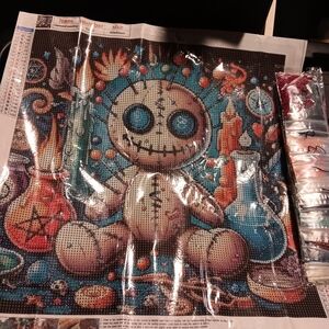 Voodoo Doll Diamond Painting Kit 40x40